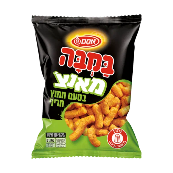 במבה מאנצ בטעם חמוץ חריף אסם
