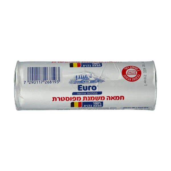 Salted butter made from pasteurized cream Euro