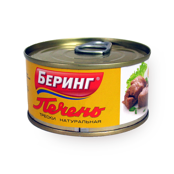 Печень трески Беринг натуральная