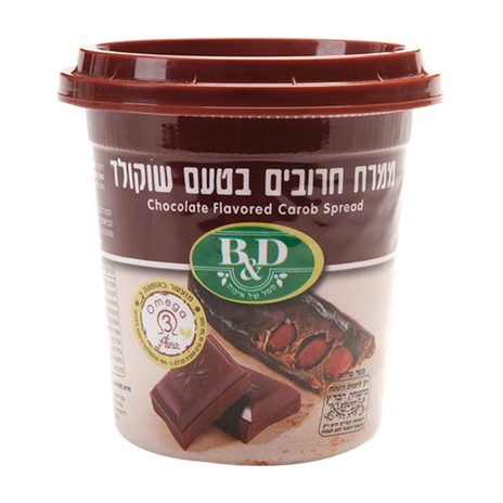 Carob spread with chocolate flavor