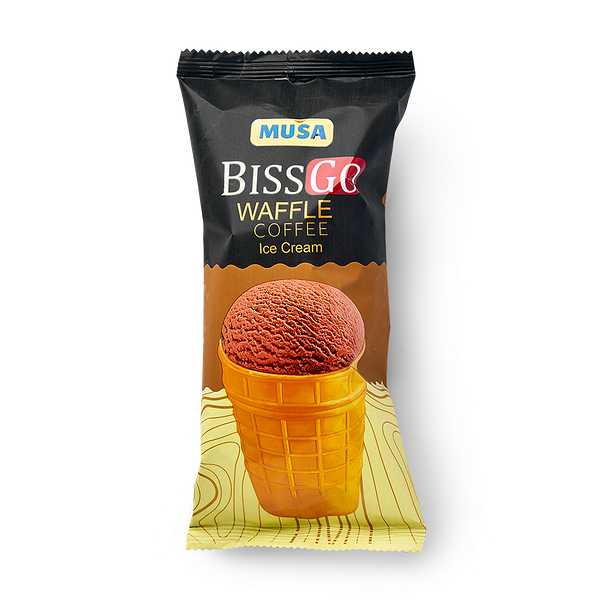 Мороженое Bissgo Coffee Musa в стаканчике