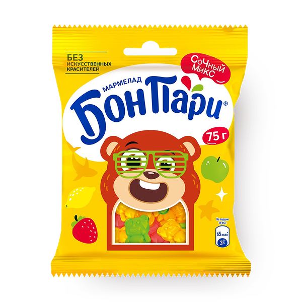 Мармелад жевательный Забавный медвежонок «Бон Пари»