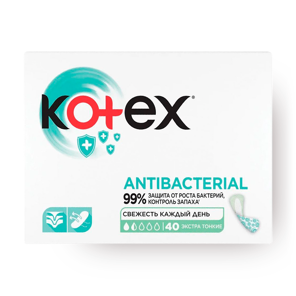 Прокладки ежедневные Kotex Bio-Care экстра тонкие