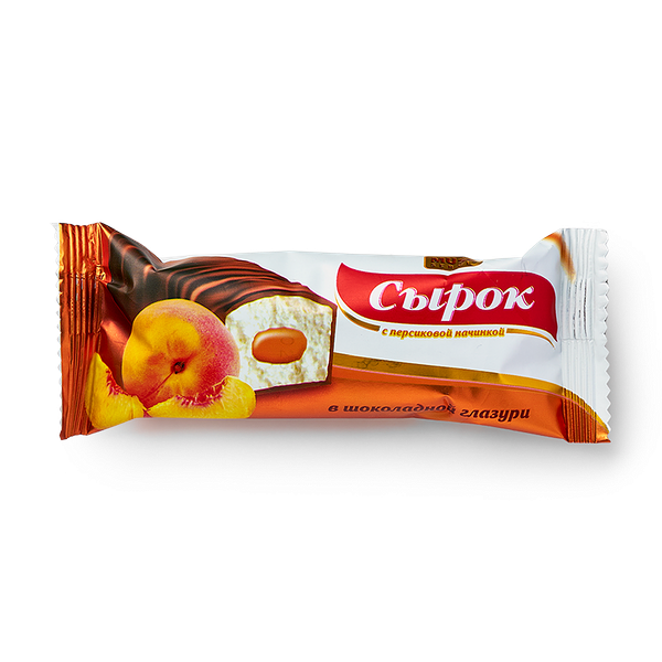 Сырок творожный Musa Servis с персиковой начинкой 23%