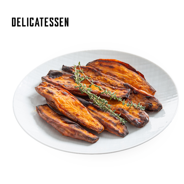Delicatessen Baked sweet potatoes