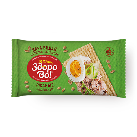 Хлебцы вафельные ржаные «Здорово!»