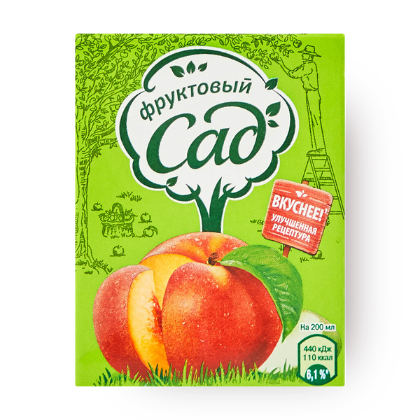 Нектар Яблоко-персик «Фруктовый сад»