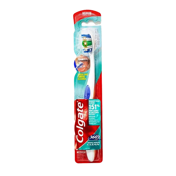 מברשת שיניים קולגייט 360 מדיום