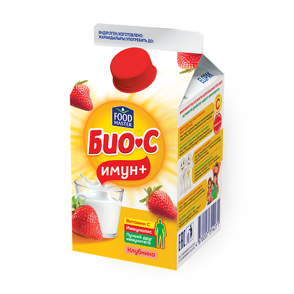 Биойогурт Био-С «Фудмастер», клубника 2,9%