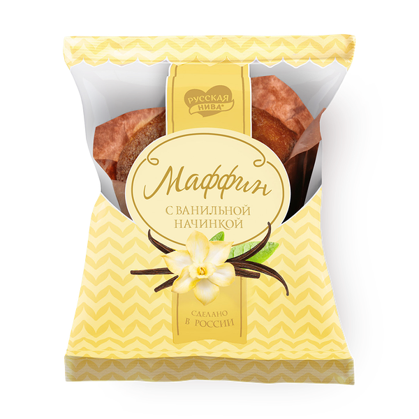 Маффин Mirel с ванильной начинкой