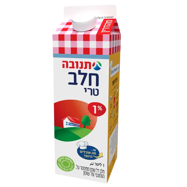 חלב תנובה טרי 1% - מחיר בפיקוח ממשלתי