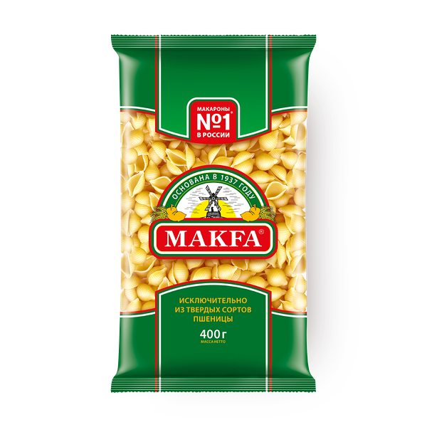 Макароны Ракушки Makfa