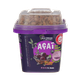 Frozen acai with guarana plus crispy cereal flakes