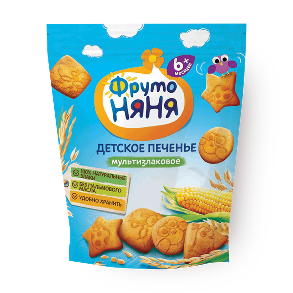 Печенье растворимое мультизлаковое «ФрутоНяня»