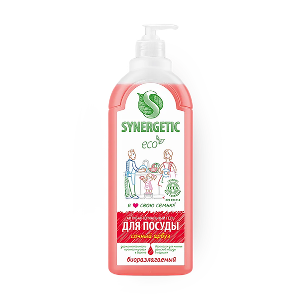 Гель для мытья посуды Synergetic Сочный арбуз