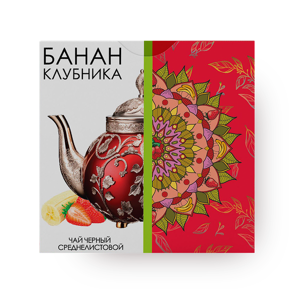 Чай фруктовый Compass клубника-банан
