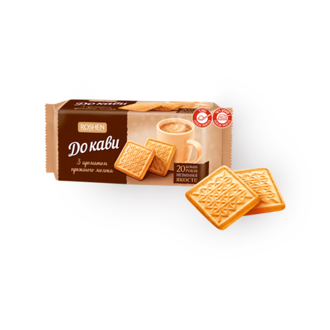Coffee biscuit with milk flavor Roshen