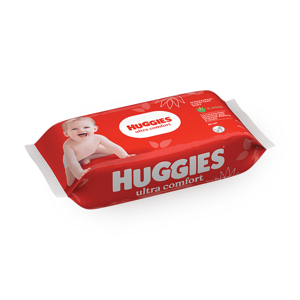 Салфетки влажные детские Huggies Ultra Comfort с алоэ