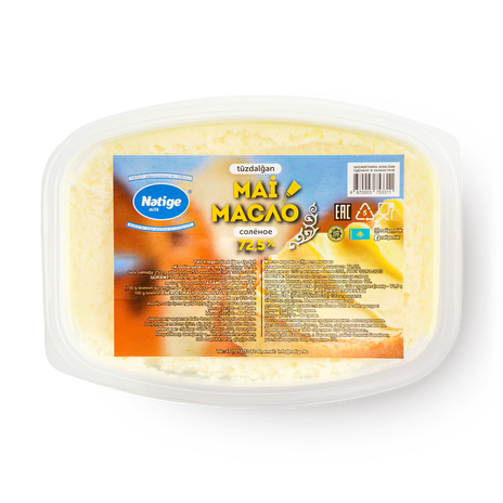 Масло солёное 72,5% Natige крестьянское