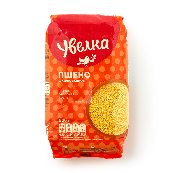 Пшено «Увелка» шлифованное