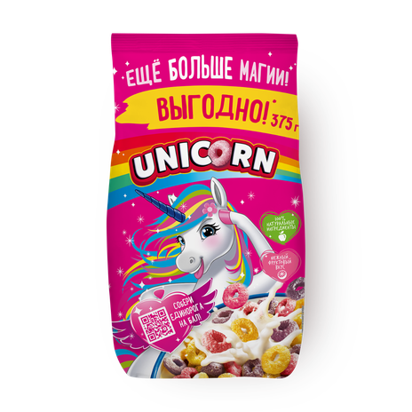 Колечки радужные Unicorn фруктовый вкус