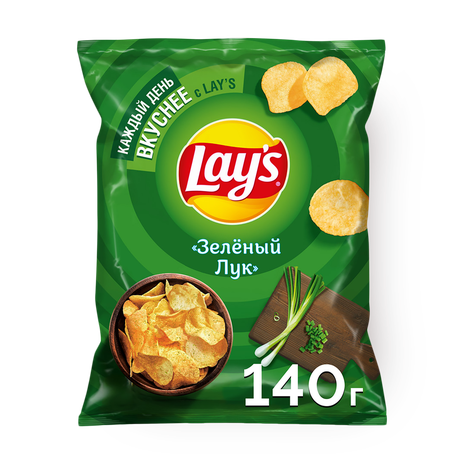 Чипсы Lay's Молодой зелёный лук