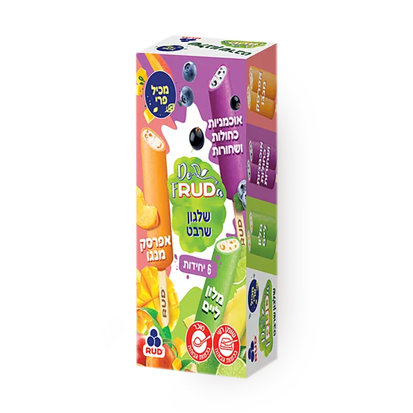 Defruda pack of Milk Sherbet Ice Cream Flavors