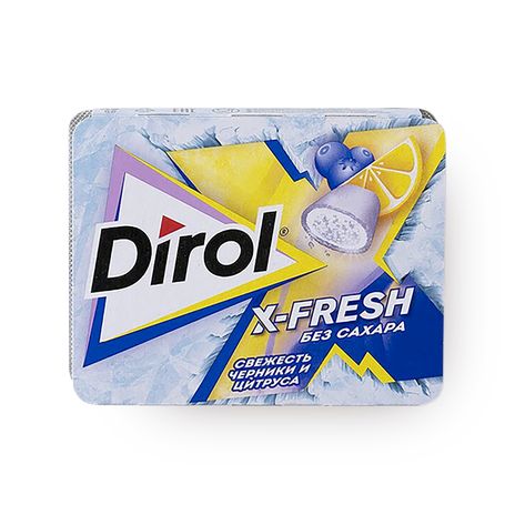 Жевательная резинка Dirol X-Fresh черника-цитрус