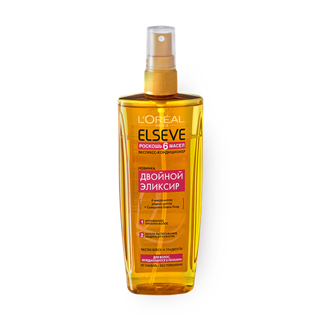 Спрей для волос Elseve L'Oreal Роскошь 6 масел Двойной эликсир