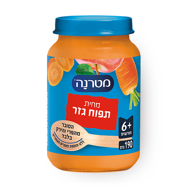 מטרנה מחית תפוח גזר