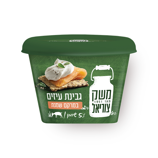 משק צוריאל גבינת קרם שמנת עיזים 5%