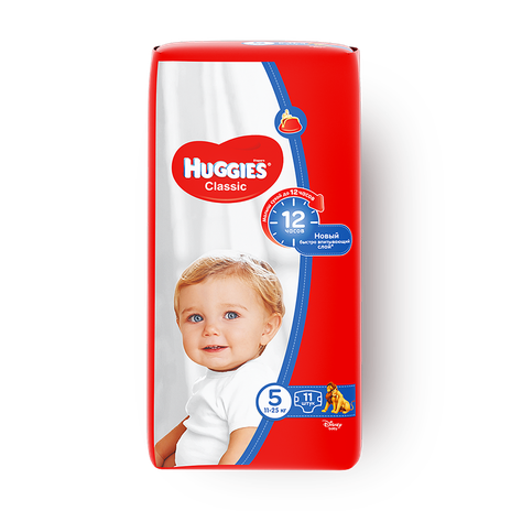 Подгузники Huggies Classic 11-25 кг размер 5