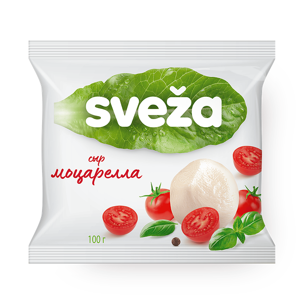 Сыр мягкий Моцарелла Sveza 45%