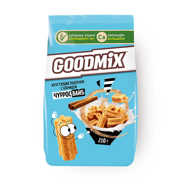 Палочки хрустящие ЧурросВайб Goodmix с корицей