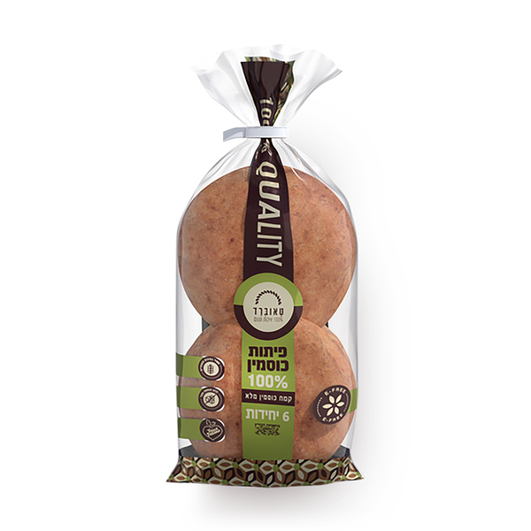 Taubread Pita Bread pack 100% Whole Spelt Flour