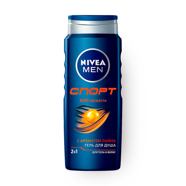 Гель для душа 2 в 1 Nivea Men Спорт с ароматом лайма