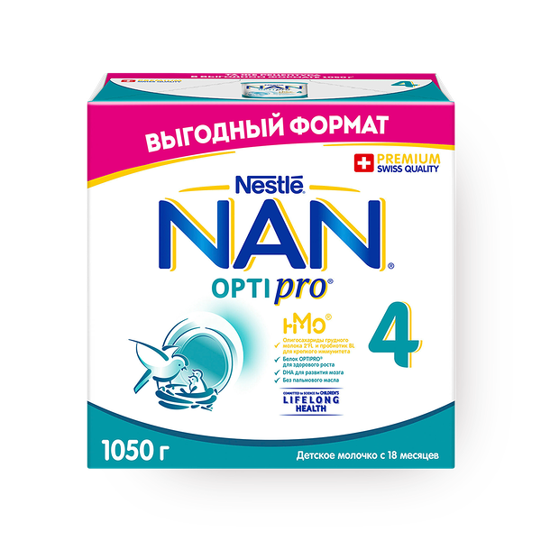 Смесь молочная Optipro Nan 4 с 18 месяцев