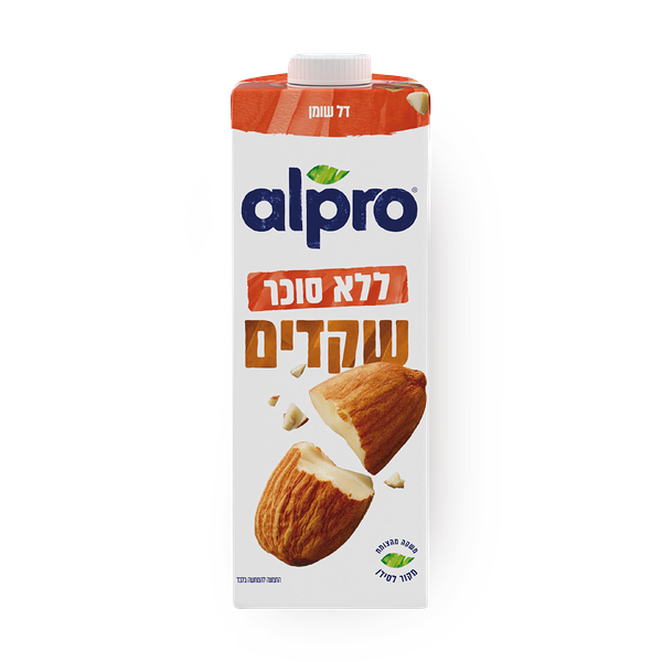 משקה שקדים אלפרו ללא סוכר 1.1%