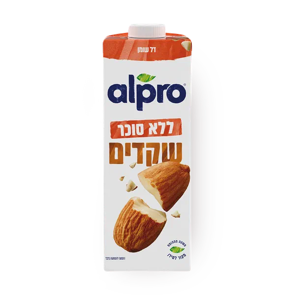 משקה שקדים אלפרו ללא סוכר 1.1%