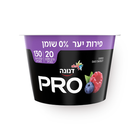 יוגורט דנונה פרו פירות יער 0%