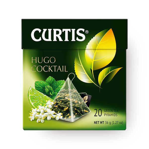Чай зелёный Hugo Cocktail Curtis в пирамидках