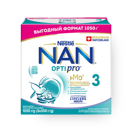 Смесь молочная Optipro NAN 3 с 12 месяцев