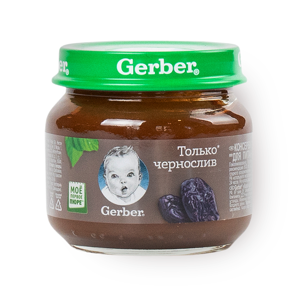 Пюре Gerber Только чернослив с 4 месяцев