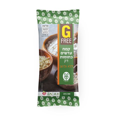 G FREE thin orange lentil flour without gluten