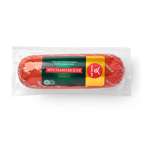 Колбаса Мусульманская Нәрлен полукопчёная