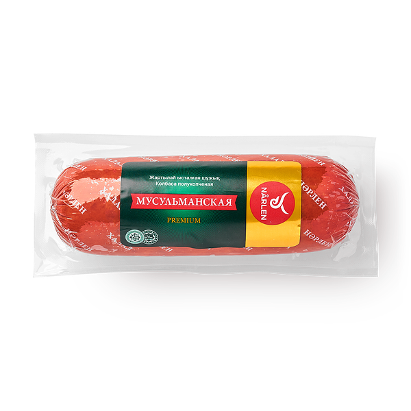 Колбаса Мусульманская Нәрлен полукопчёная