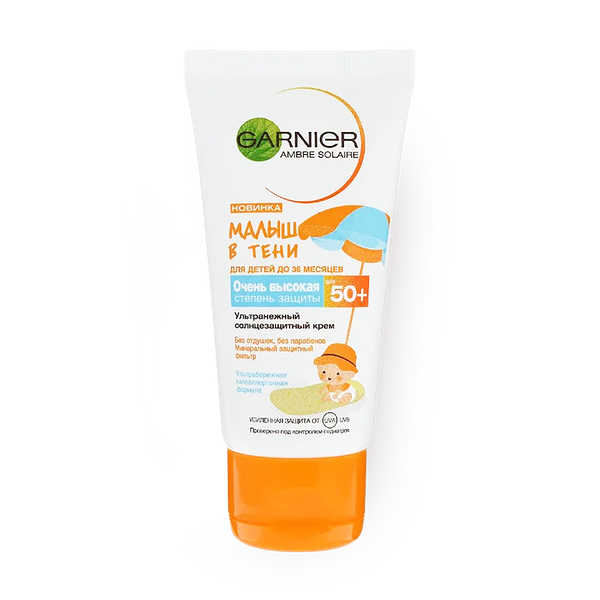 Солнцезащитный крем Garnier для детей SPF50
