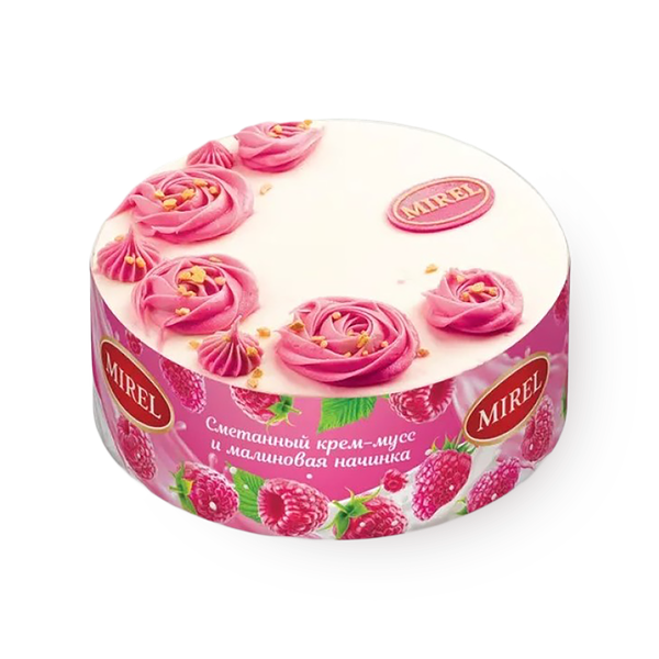 Торт Сметанник Mirel малиновый