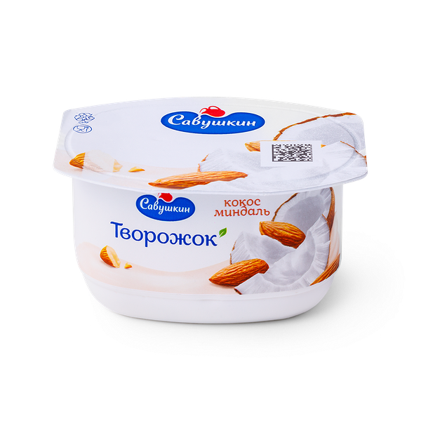 Творожок «Савушкин» 3,5% кокос-миндаль