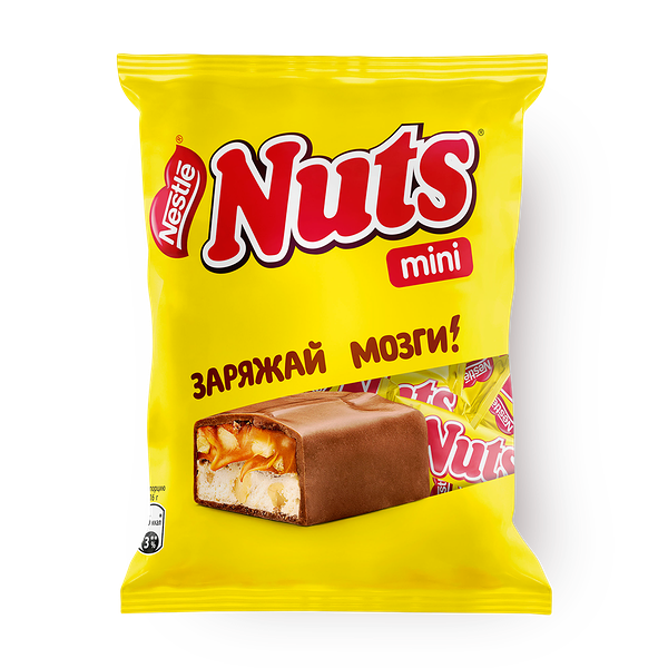 Батончики Nuts Mini с фундуком и арахисом
